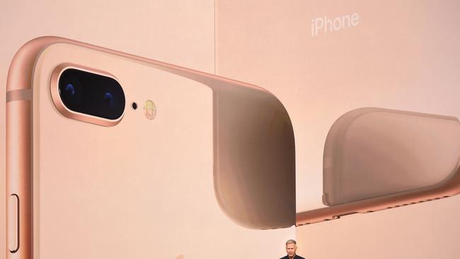 The iPhone 8. Picture: AFP/Josh Edelson