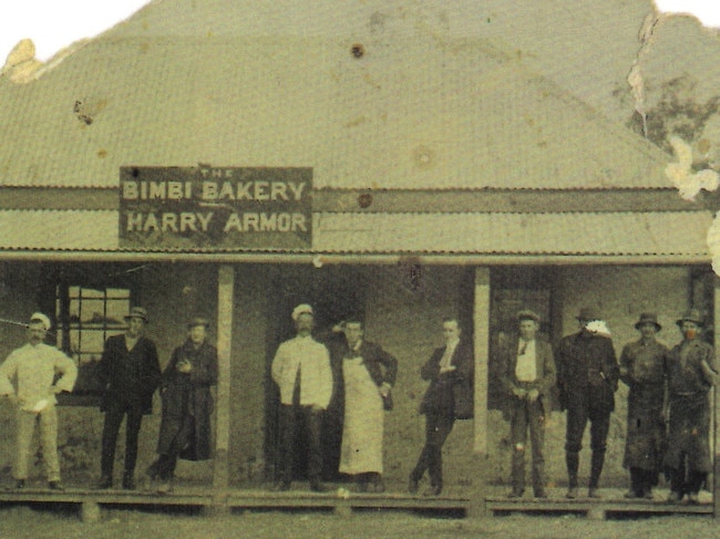 Ann old photo of the Bimbi Bakery.