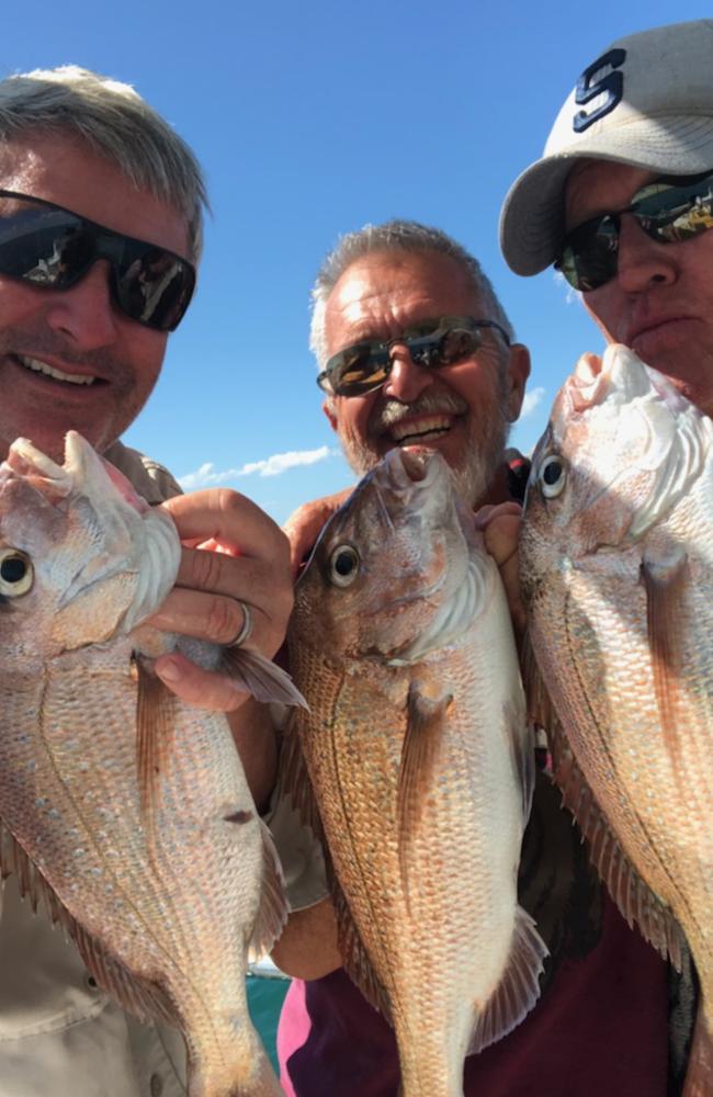 Spero Kartanos and his fishing buddies picked up a nice feed in the bay.