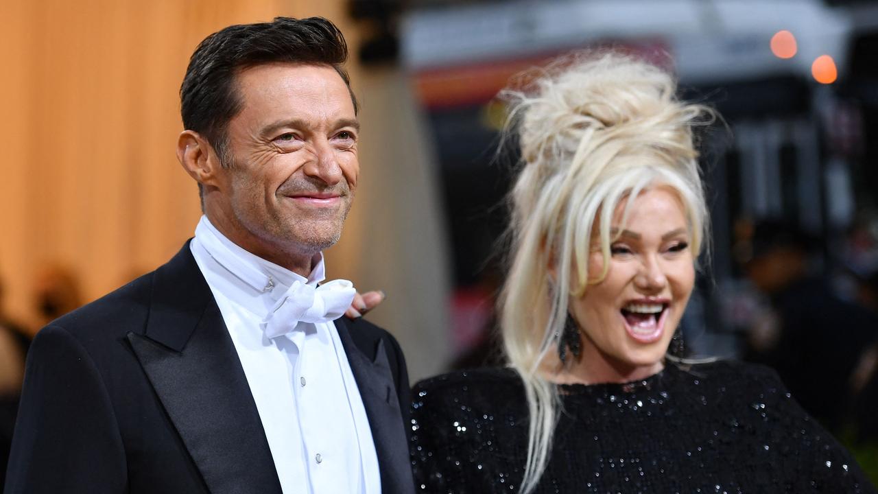 Hugh Jackman and his wife Deborra-Lee Furness at the 2022 Met Gala at the Metropolitan Museum of Art. Picture: AFP