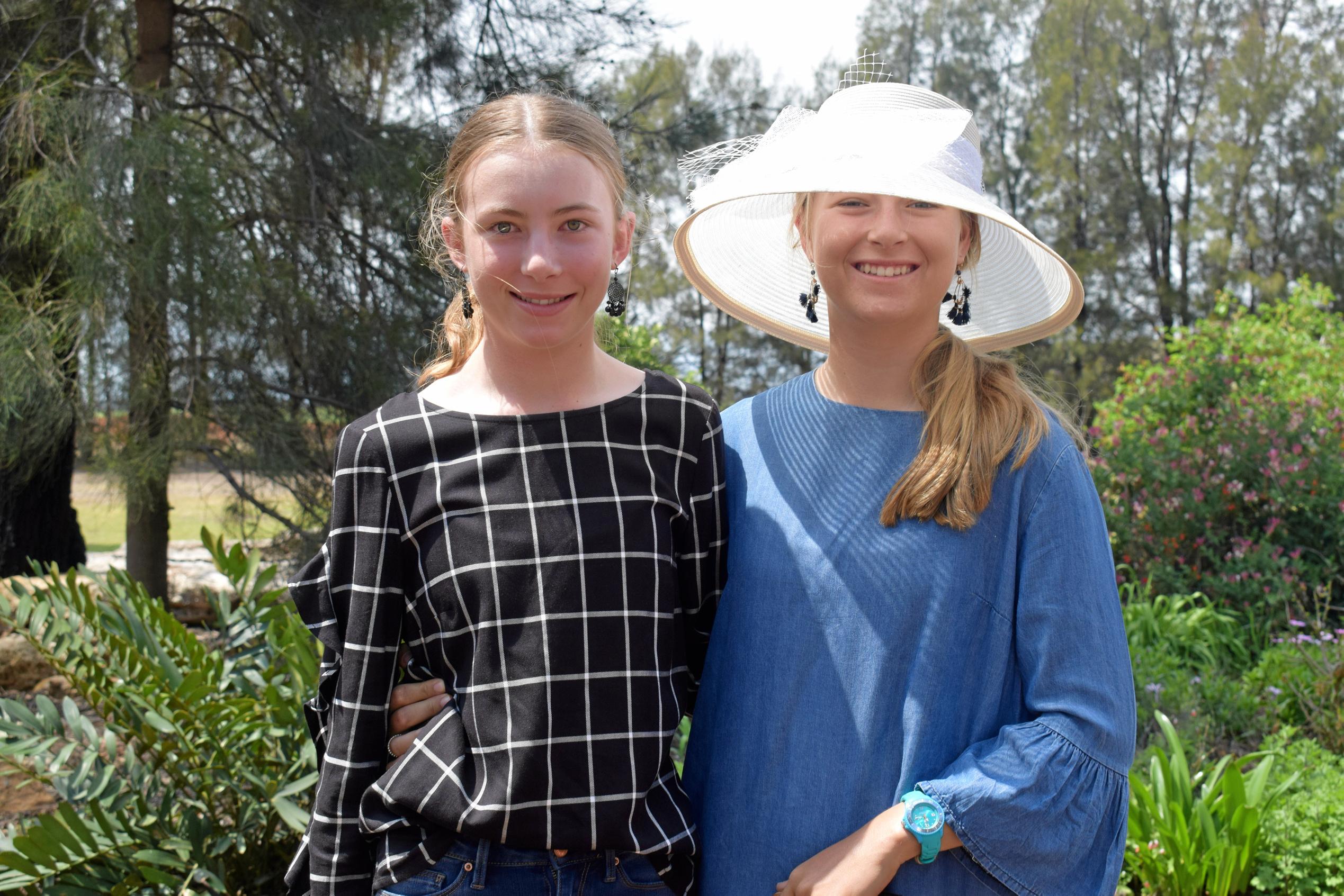 Marnie Clarke and Jaimee Clarke at the Warra Springtime in the Garden event, Saturday October 6, 2018. Picture: Brooke Duncan