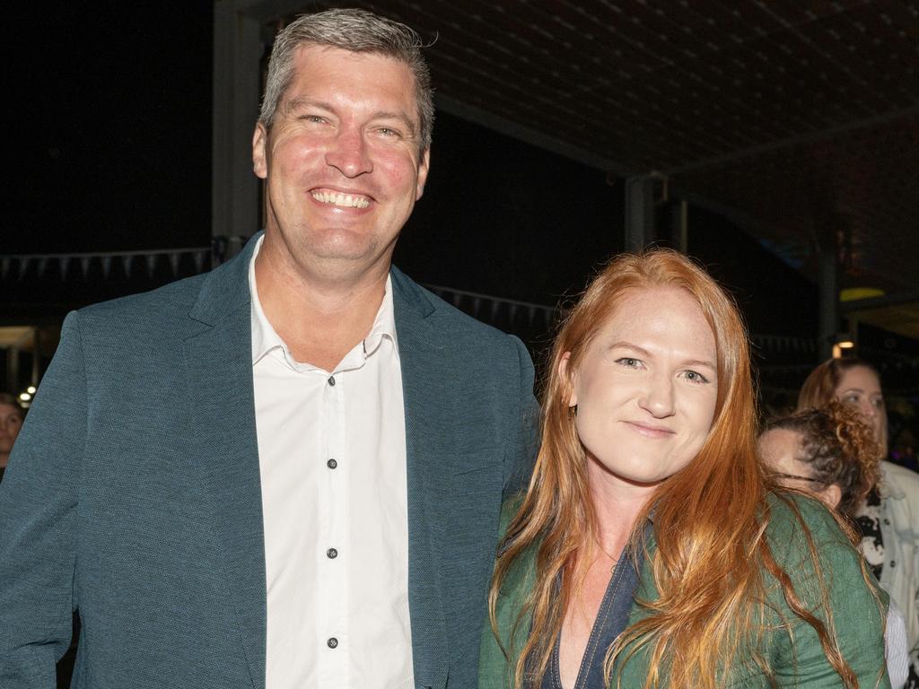 David Zammit and Courtney Rogan at 2023 Riverside Festival – official opening of Red Dog Riverfront Saturday July 1 2023. Picture: Michaela Harlow