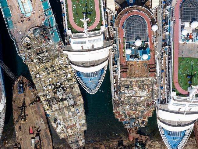 Grim fate of $850 million cruise ship