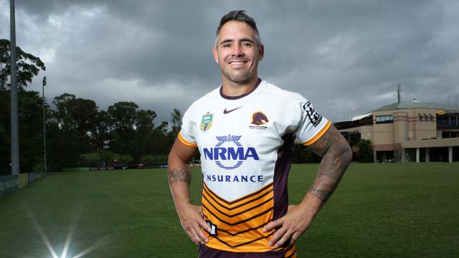 Brisbane Broncos captain Corey Parker. Pic Darren England.