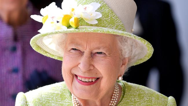 Queen Elizabeth II visits Hauser &amp; Wirth. Picture: Supplied