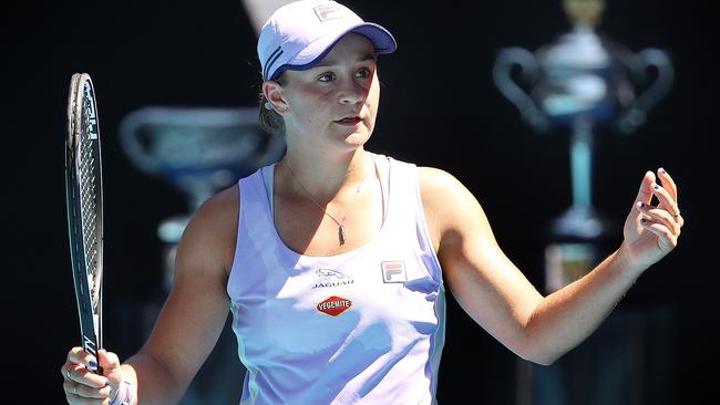 Ash Barty’s Australian Open is over. Picture: Michael Klein