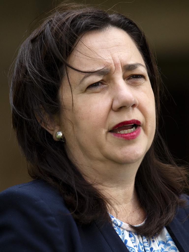 Queensland Premier Annastacia Palaszczuk has copped criticism over her tough border stance. Picture: Sarah Marshall/NCA NewsWire