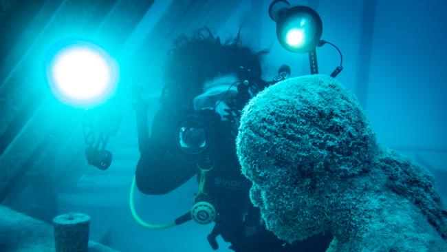 Museum of Underwater Art Coral Greenhouse. Picture: David Kirkland