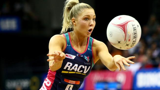 Vixens captain Kate Moloney has been recalled to the Diamonds for the Constellation Cup. Picture: AAP