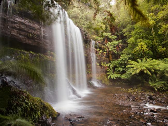 Russell Falls at Mount Field National Park. Picture: Greg Power