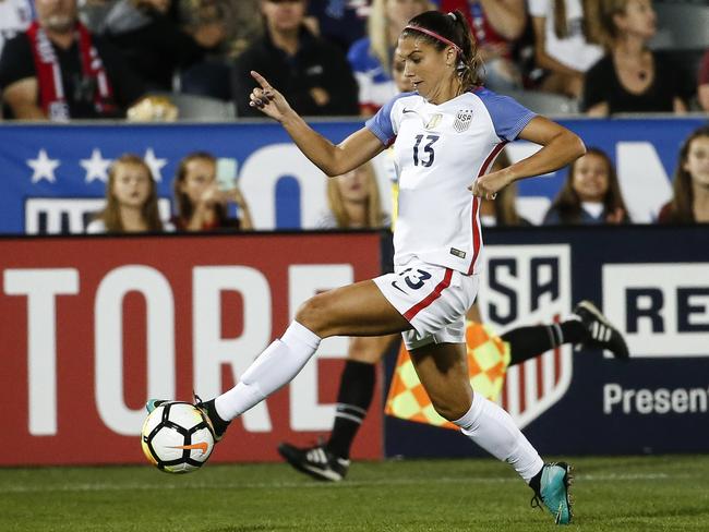 Alex Morgan - Game day game face. ESPN2 8pmET @qualcommstadium