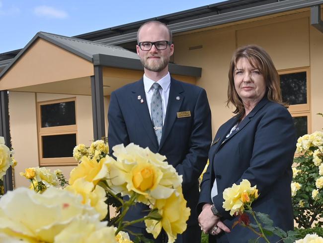 6/10/23. There has been a Spike in demand for funerals. Funeral Directors  Thomas Butler and Karina Jones at Ivan Butler funerals. Picture: Keryn Stevens