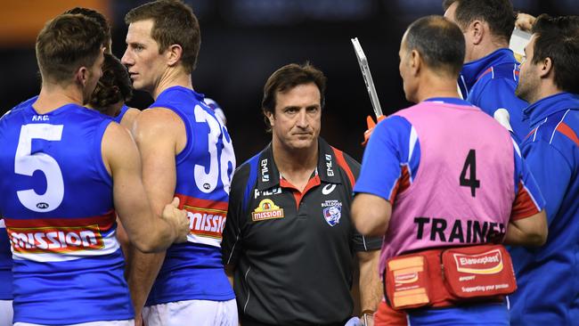 Western Bulldogs coach Luke Beveridge is contracted until 2020.