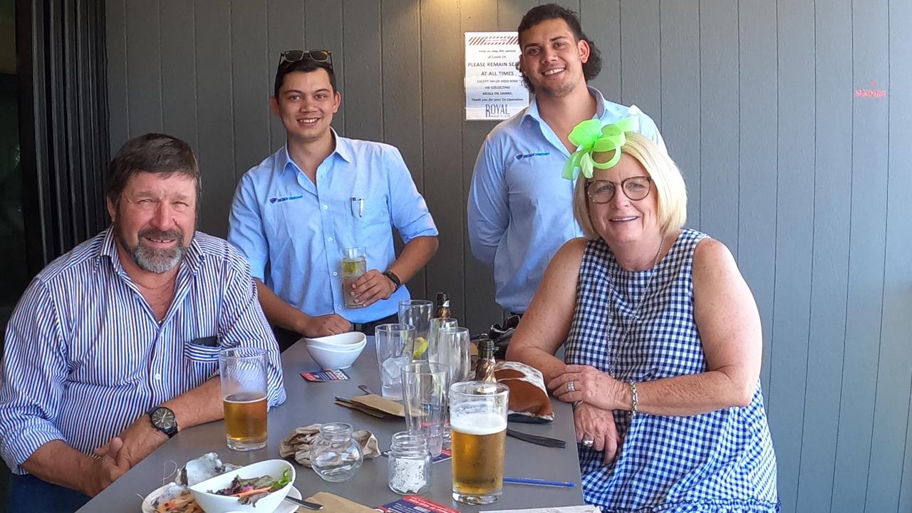 Melbourne Cup enthusiasts gathered at The Royal on 99. Picture: Lachlan Berlin