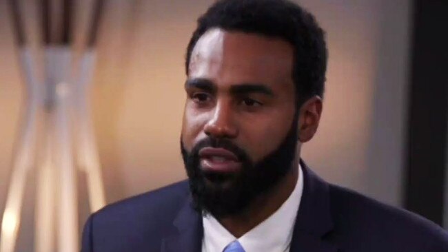 Ex-Collingwood player Heritier Lumumba accused the club of racist conduct. Picture: The Project.