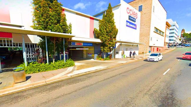 Ipswich Coles where many of the prestige cars parked in the underground car park during the events. Picture: Contributed