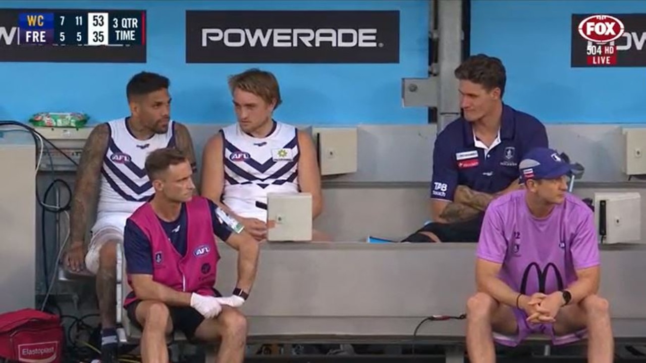 Injury carnage for Fremantle Dockers.