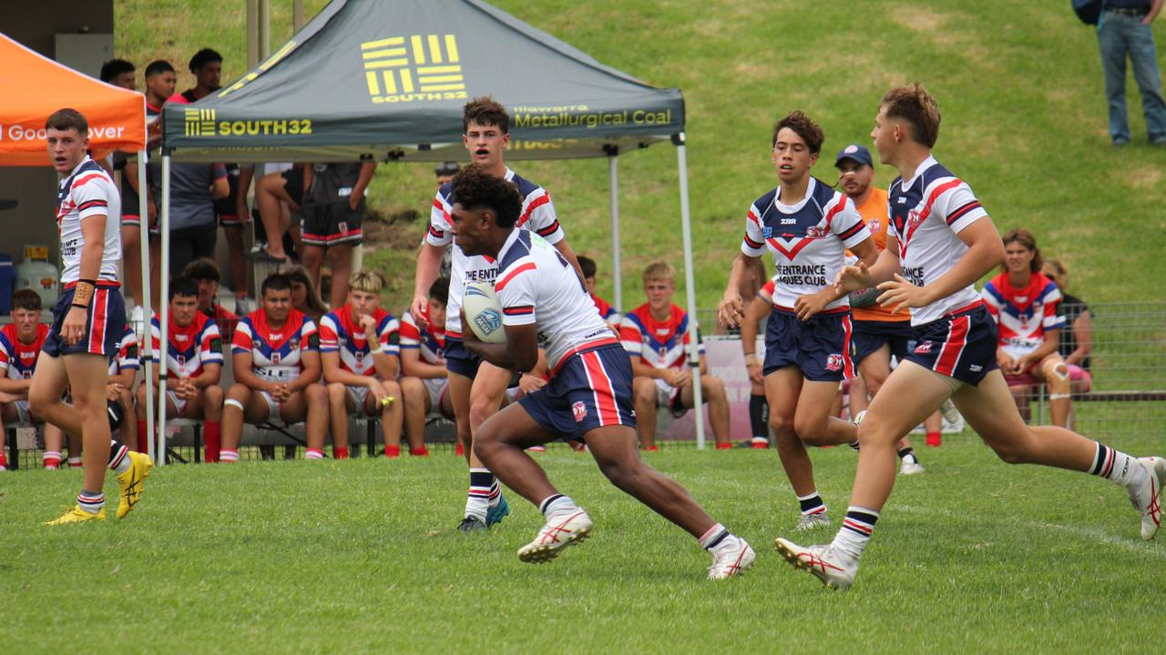 Semi Leweniqila of the Central Coast Roosters Andrew Johns Cup team. Picture: Kevin Merrigan