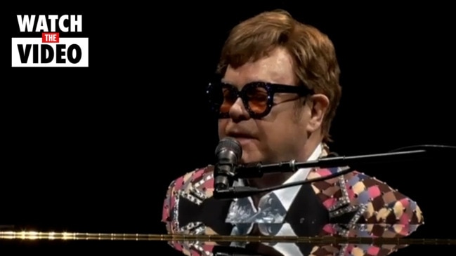 Sir Elton John has dedicated one of his biggest hits to Shane Warne