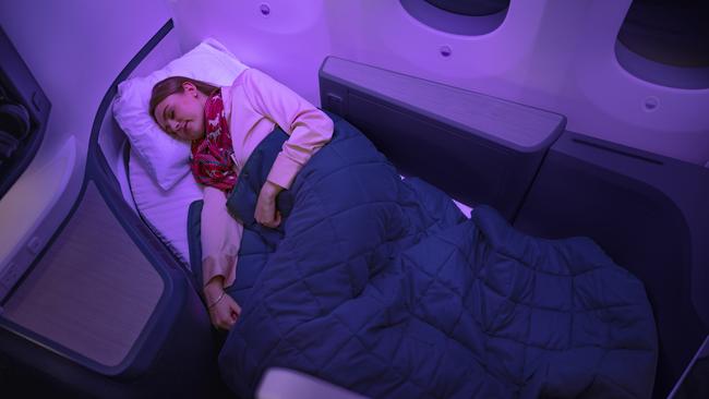Air New Zealand’s newly retrofitted 787 is designed for “sleep”. Picture: Air New Zealand