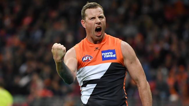 Steve Johnson has been a popular figure at GWS since crossing to the Giants at the end of 2015. Picture: AAP