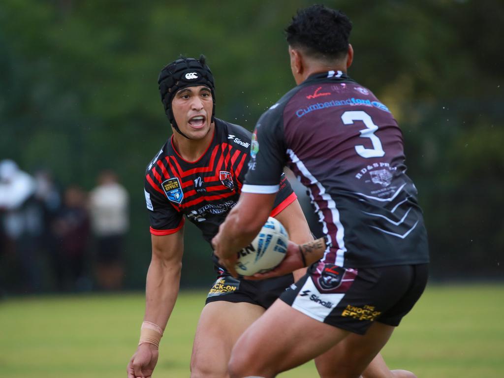 Joseph Suaalii, playing for the North Sydney Bears in a NSW Cup match against Blacktown Workers.