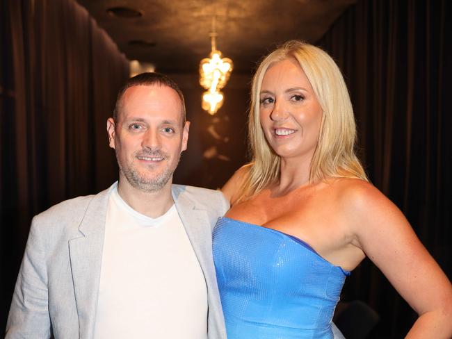 Steve Adams and Autumn Adams at the Radcliffe Lawyers 15th year milestone celebration at Blowfish Ocean Grill and Bar Broadbeach. Picture, Portia Large.