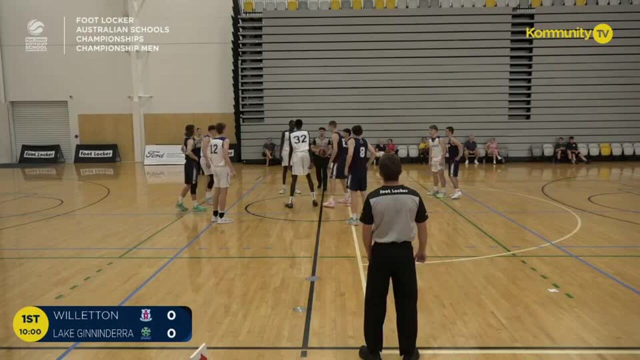 Replay: Willetton SHS v Lake Ginninderra College (Men Champ) - 2024 Basketball Australia Schools Championships Day 3