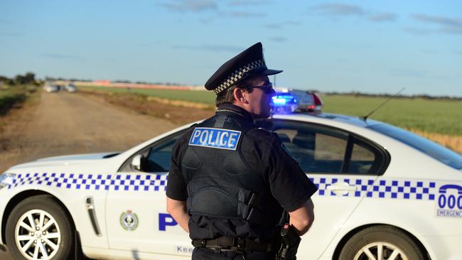 The police officers were not injured in the incident. Picture: File