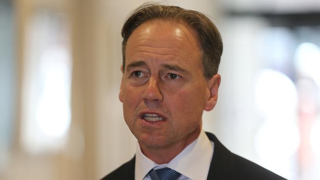 Sitting Flinders MP and cabinet minister Greg Hunt. Picture: David Geraghty/<i>The Australian.</i>                     