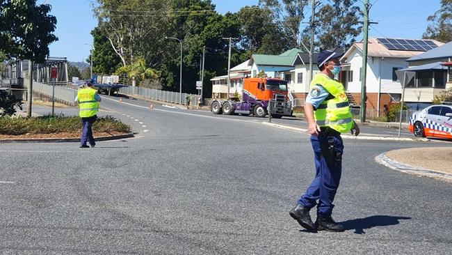 Emergency services attended a truck fire in Lismore on Friday, September 10, 2021.