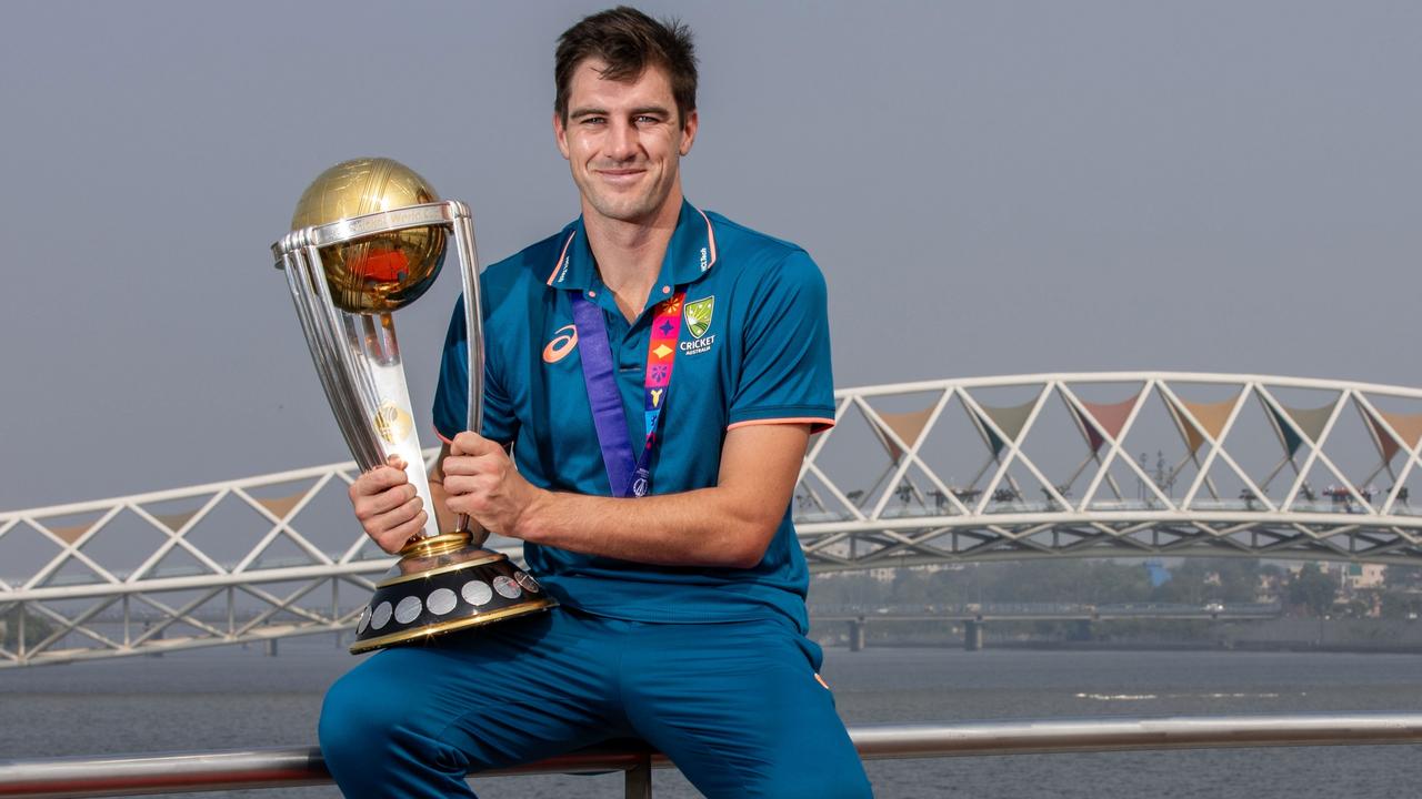 Australia Captain Pat Cummins the morning after. Photo by Darrian Traynor-ICC/ICC via Getty Images.