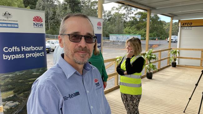 Transport for NSW Coffs Bypass project director Greg Nash. Picture: Chris Knight