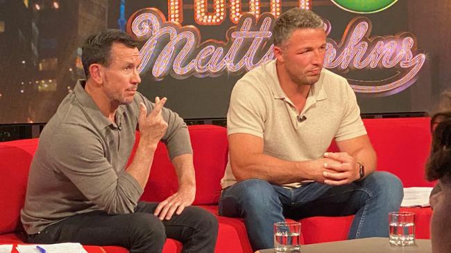 Sam Burgess on the Matty Johns Show.