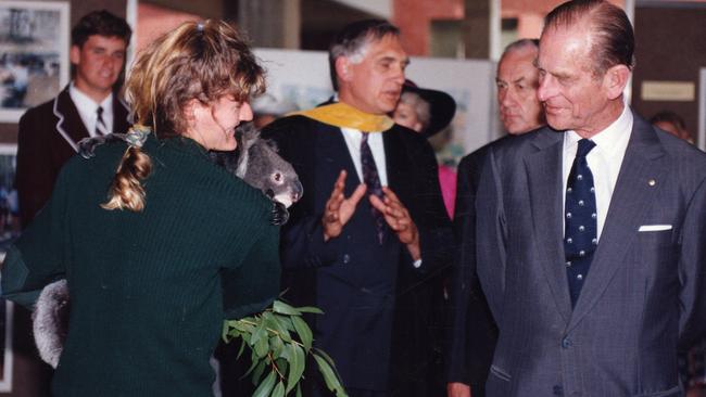 Prince Philip during a visit to Adelaide in 1992.