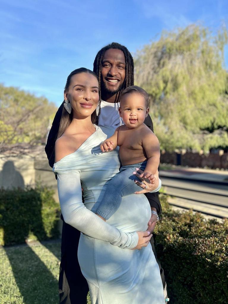 Brittany Bown, Nic Naitanui and son Ezekiel