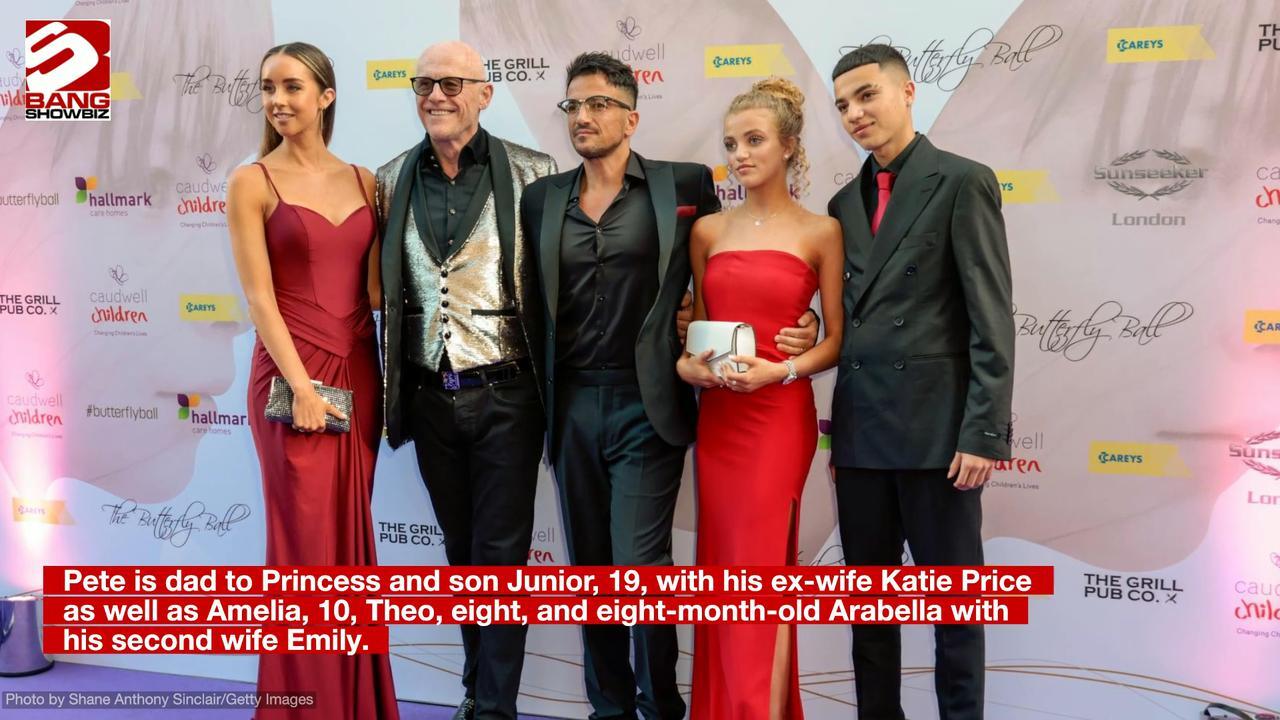 Peter Andre has recorded a song with daughter Princess