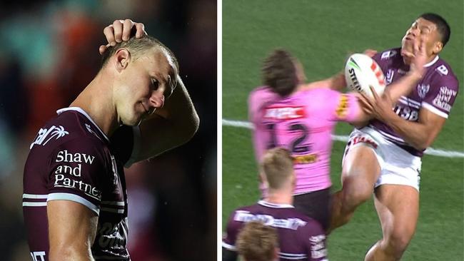 The loss almost ends the Sea Eagles' season. Photo: Getty Images and Fox Sports