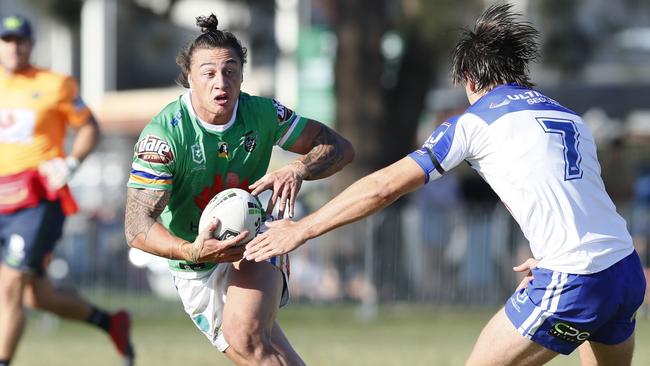 2019 PRE Round 02 - Canberra Raiders v Canterbury-Bankstown Bulldogs, Bega Recreation Ground, 2019-02-23. Digital image by Keegan Carroll © NRL Photos