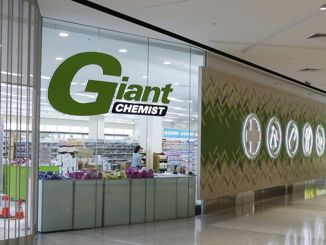 The first stage of Pacific Fair's redevelopment opening. New Giant Chemist store. Picture: JERAD WILLIAMS