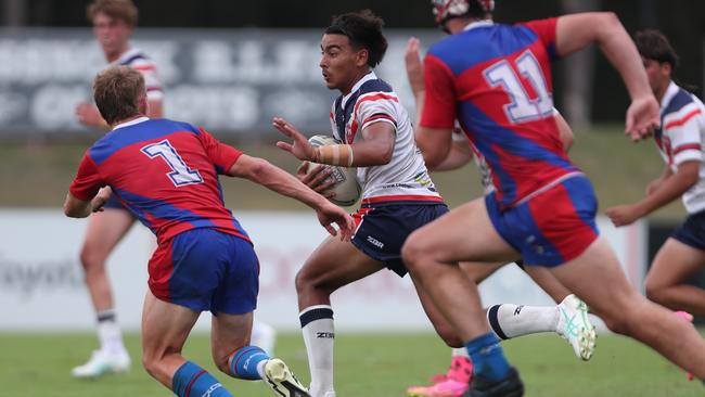 Brooklyn Rosemeyer in action for the Roosters. Picture: Sue Graham