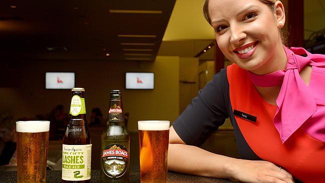 Qantas is changing the beers it serves from traditional favourites such as VB and Crown L