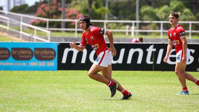 Daniel Meafou playing in the Harold Matthews Cup. Picture Newscorp: Gaye Gerard / Daily Telegraph