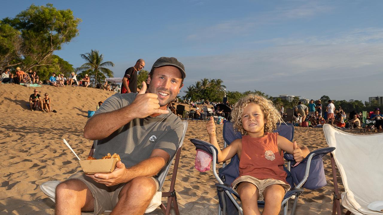 Brett Carter and Saxon Carter ready for the show. Picture: Pema Tamang Pakhrin