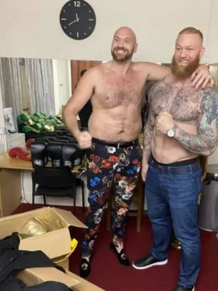 Hafthor Bjornsson said he was in discussions to fight Tyson Fury. Pic: Instagram