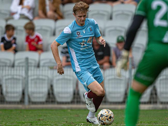 Ben Gibson was a stand out for APIA Leichhardt in the 2024 NPL Men NSW season. Picture: Brett Nielsen.