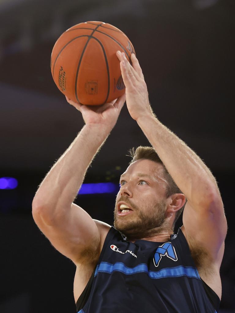 Matthew Dellavedova had put up a 30-point, 10-rebound, 7-assist stat-line for double Melbourne United. Picture: Getty Images