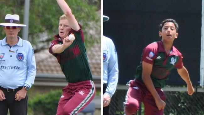 Gordon Green Shield 2022-23, L-R Ben Hocking and Zack Winslow, NSW Premier Cricket. Pictures: Gordon Cricket Club