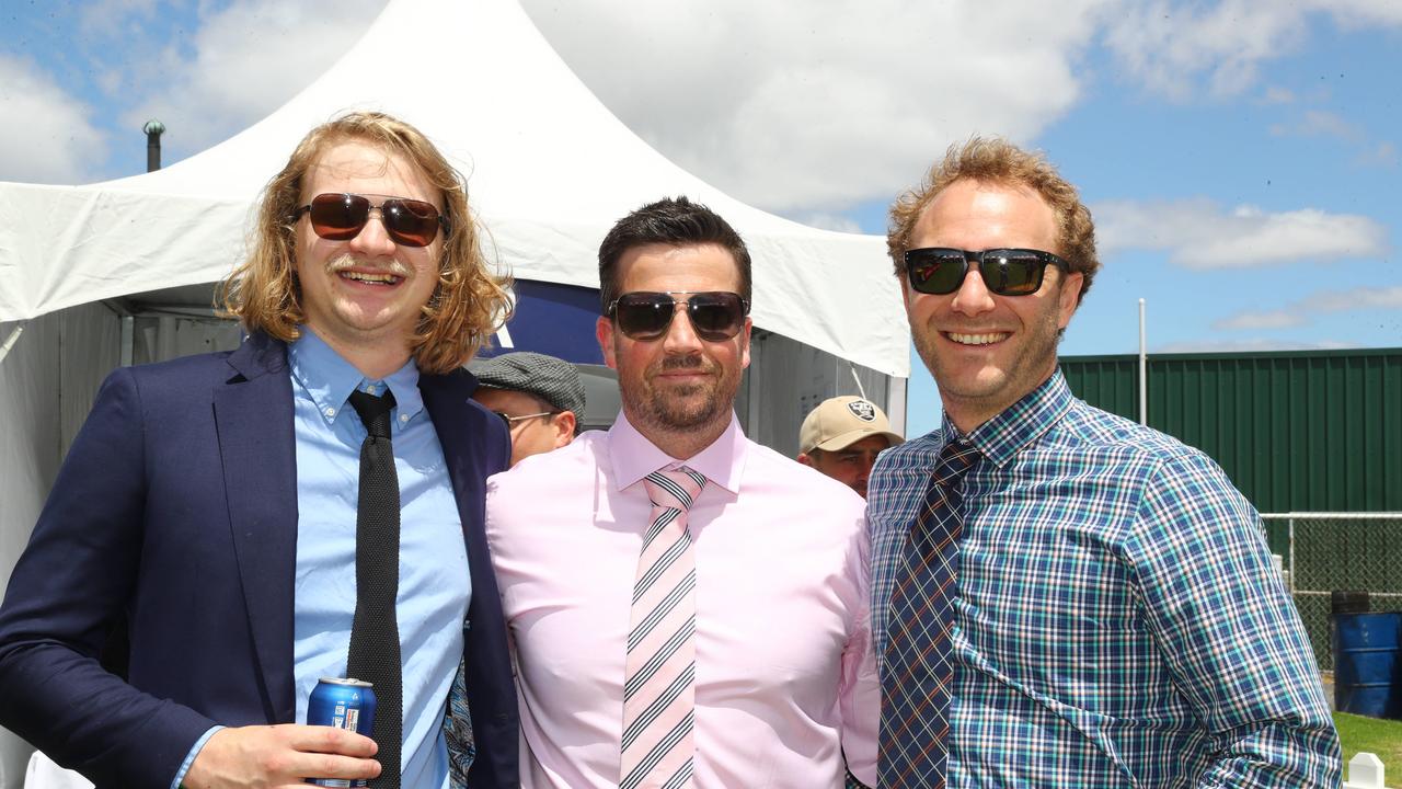 Jack Nevill, Chris Wells and Isaac Clarey. Picture: Alison Wynd