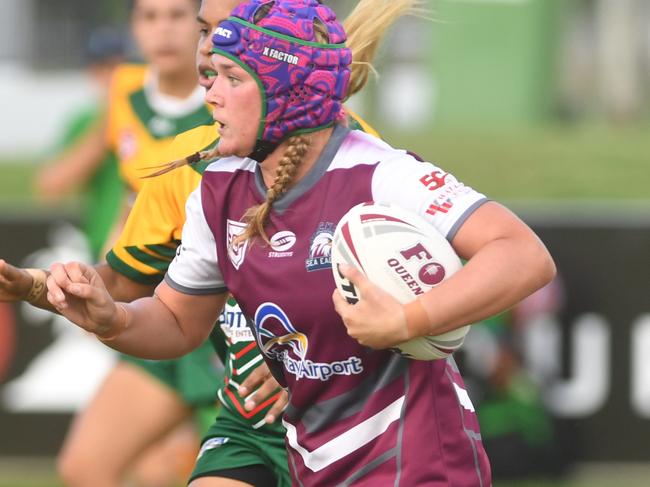 Mackay's Xanthe Topping in the Foley Shield. Picture: Evan Morgan